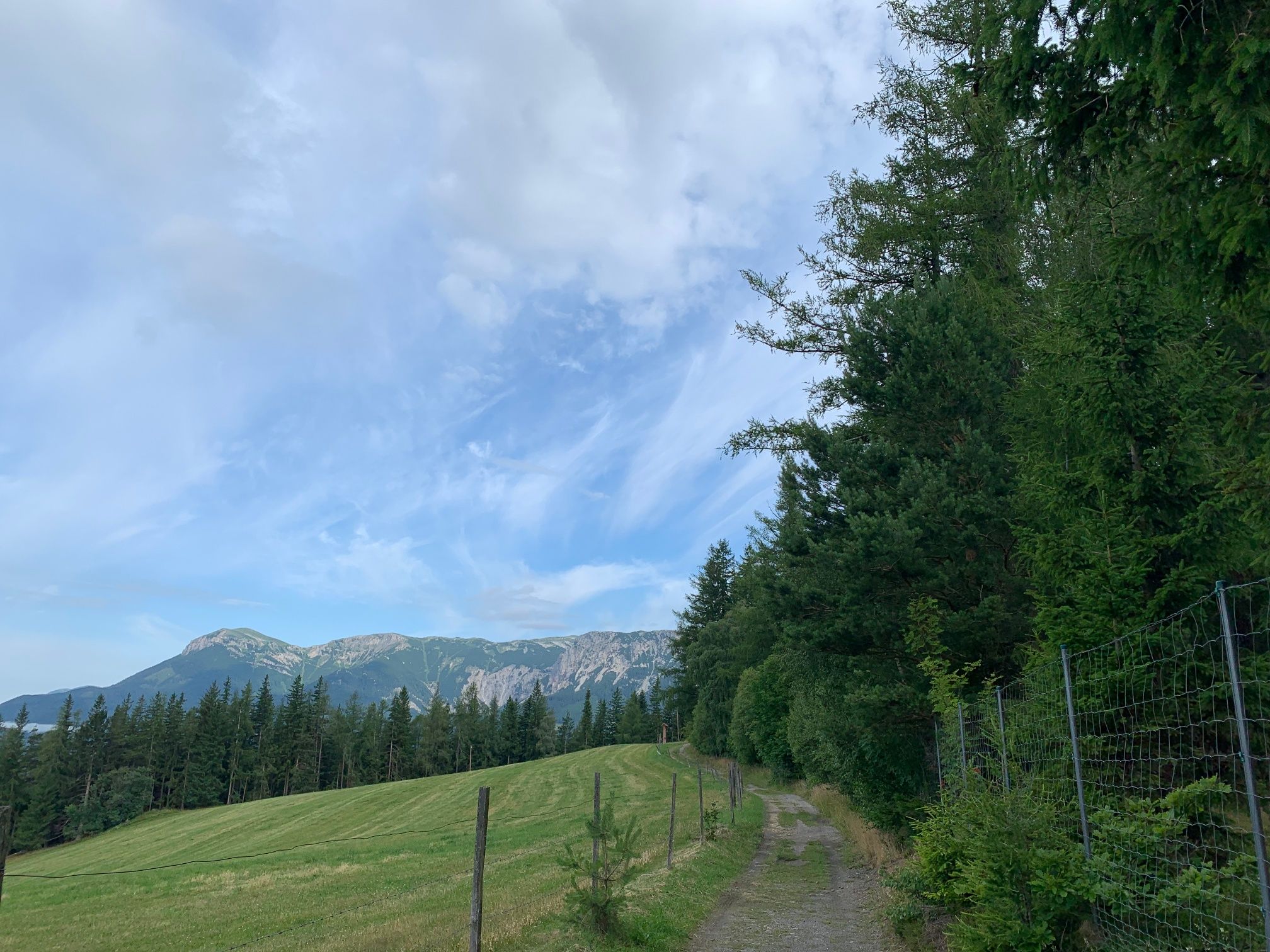 Turistická stezka k chatě Speckbacherhütte