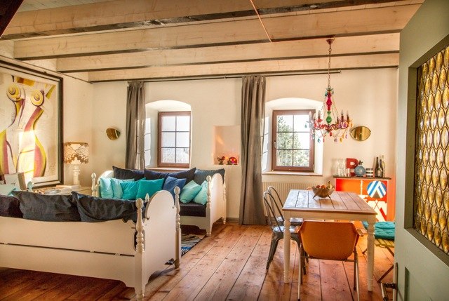 Living room with sofa beds, © Familie Steinkellner