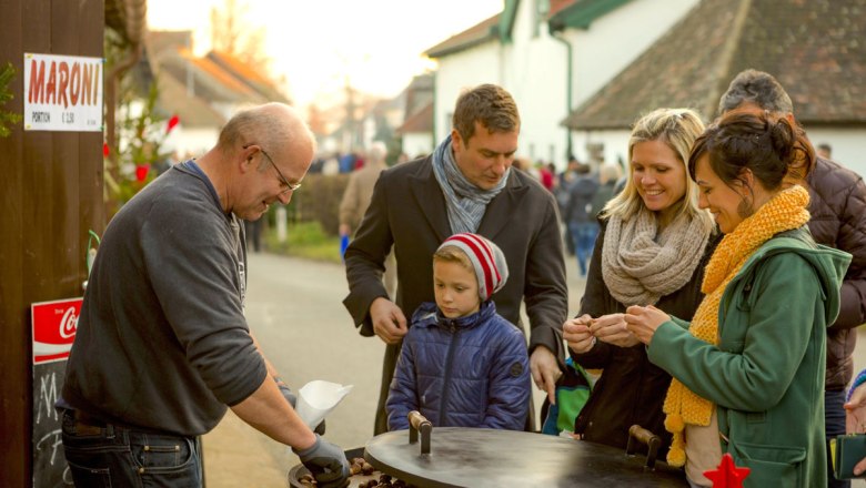 Horké kaštany – výborné!, © Weinviertel Tourismus/Astrid Bartl