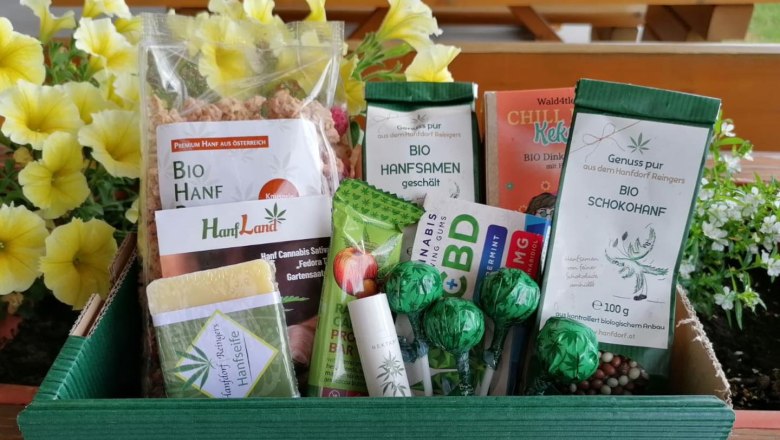 Hemp products store, © Gemeinde Reingers