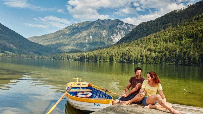Boating on Lake Lunz, © Niederösterreich Werbung/Michael Liebert