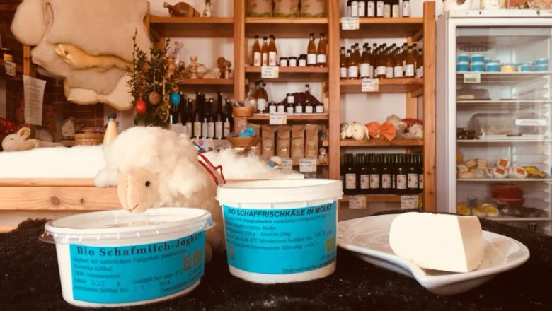 Farm store at the Kölbel organic sheep farm, © Kölbel