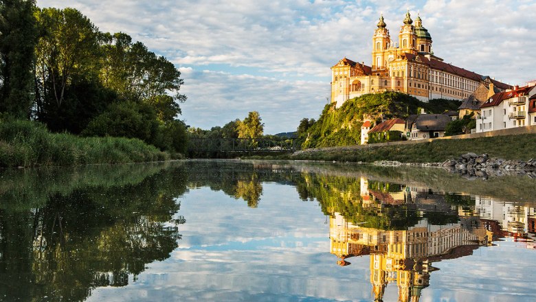 Klášter Melk je součástí Wachau - památky UNESCO, © Michael Liebert