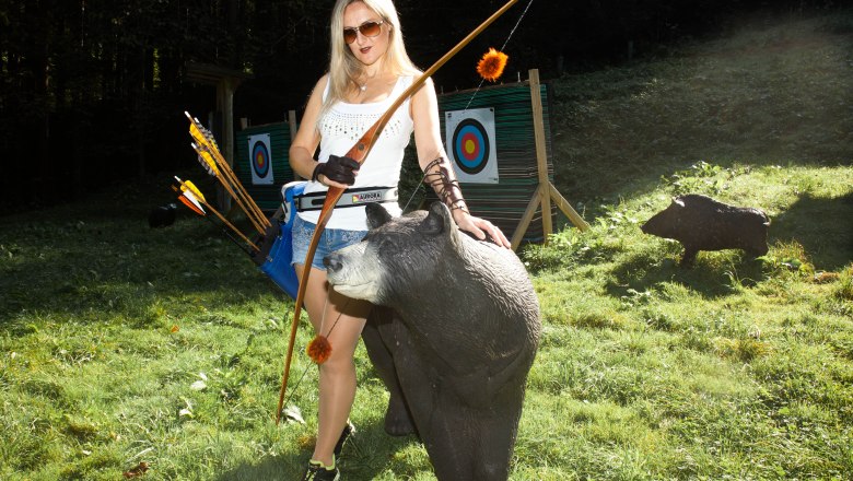 3D archery course Buchenberg, © A. Plachy