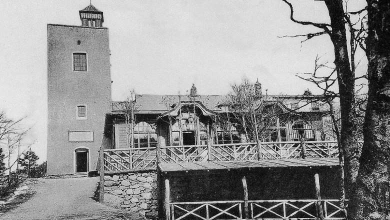 Sina-Warte and Iron Gate shelter_frueher, © Michael Platzer, ÖTK