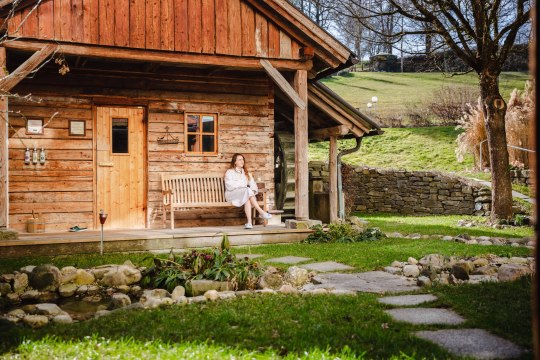 Chladivé osvěžení po sauně v rezortu RelaxResort Kothmühle , © Johanna Meinschad