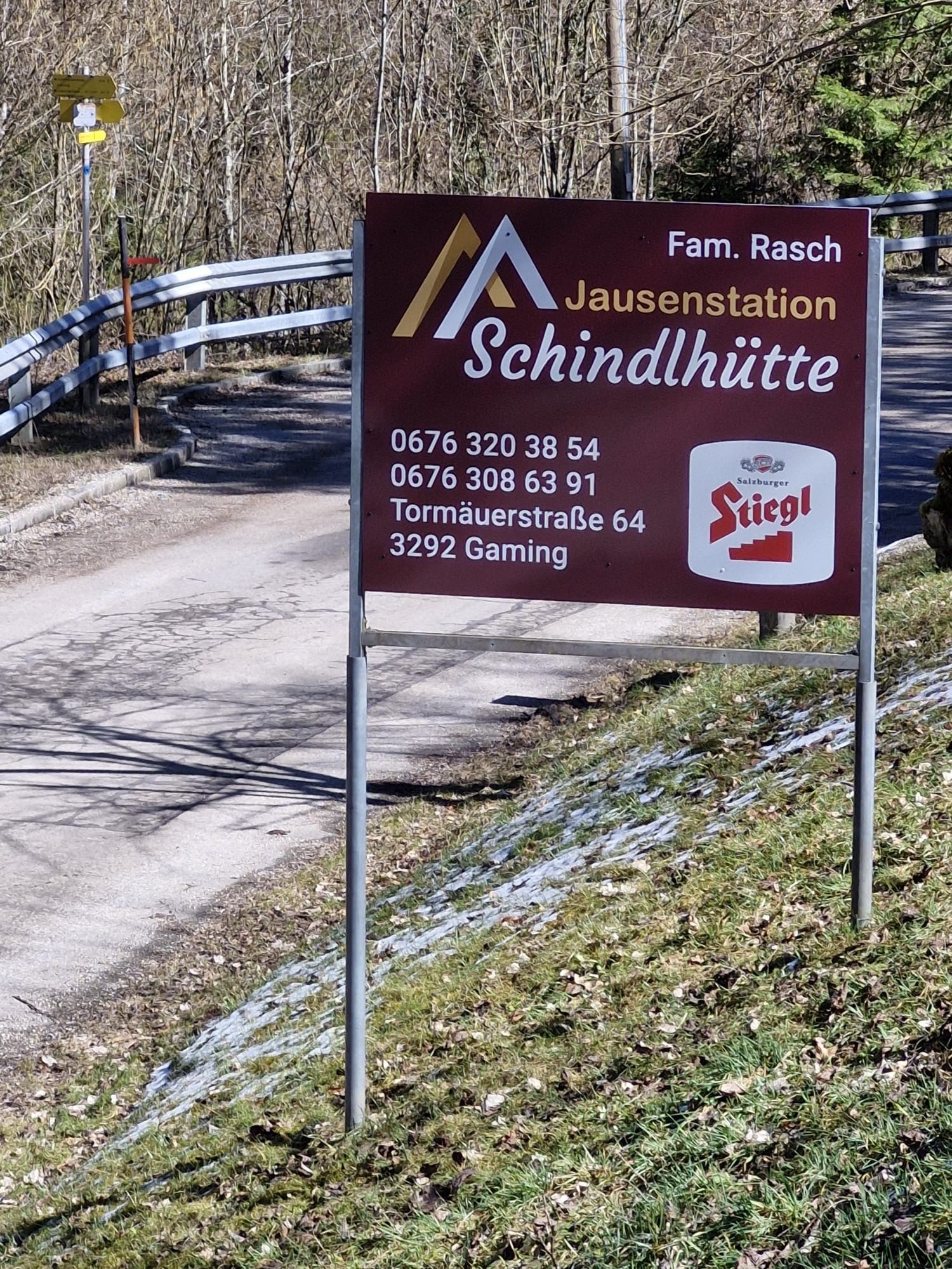 Schindlhütte na jaře