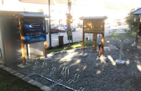E-bike charging stations and bicycle service station, © Stadtgemeinde Drosendorf-Zissersdorf