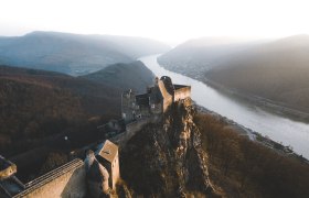 Zřícenina hradu Aggstein., © Niederösterreich Werbung/Philipp Mitterlehner