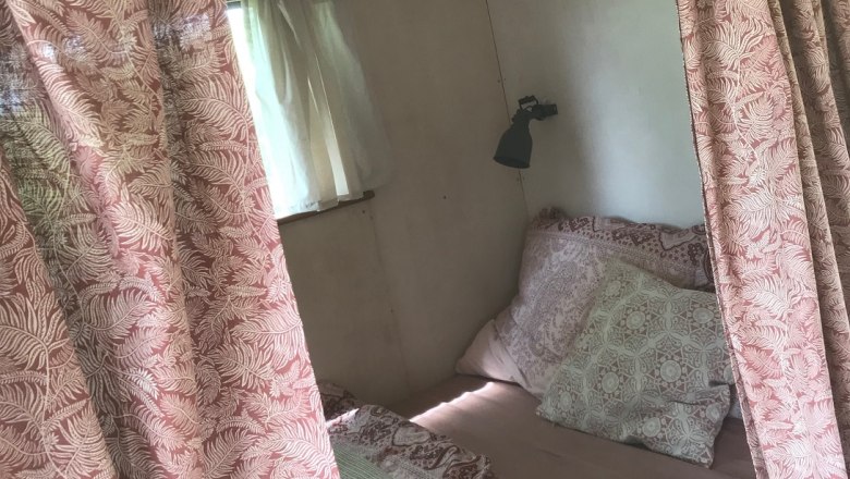 Bunk in Leopold - the llama herding trailer, © lamawanderland