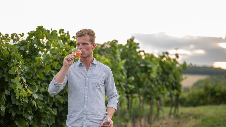 Winemaker Hannes Schweighofer, © Karina Goldmann