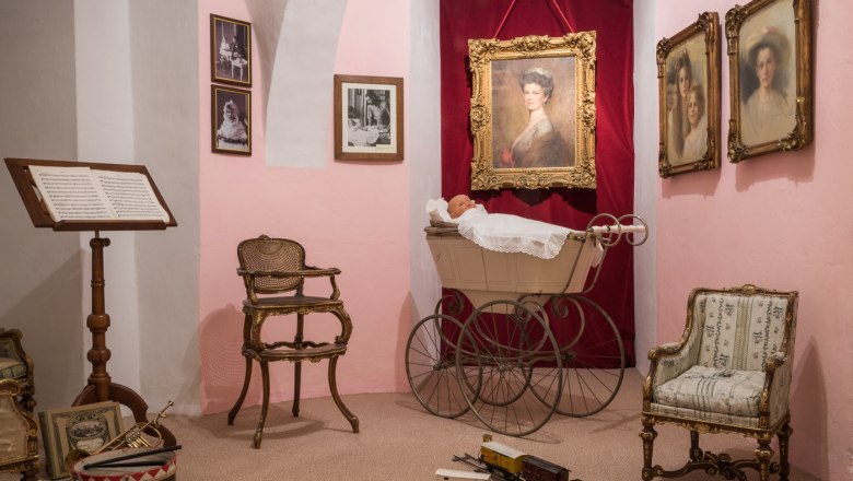 Children's room in the museum, © Schloss Artstetten