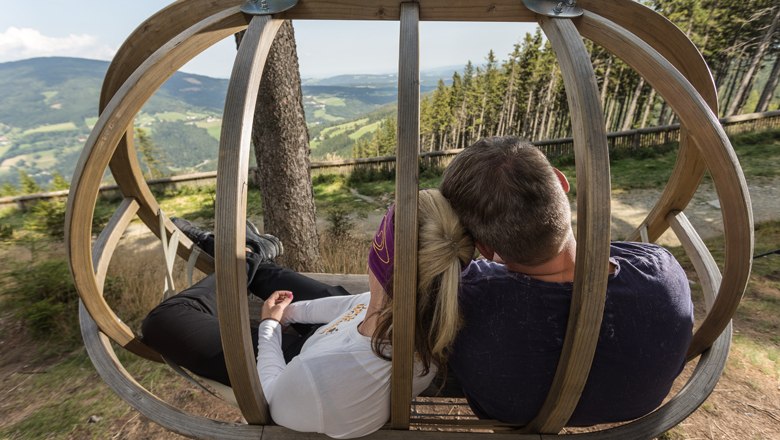 Swings with a view, © Erlebnisalm Mönichkirchen, Martin Fülöp