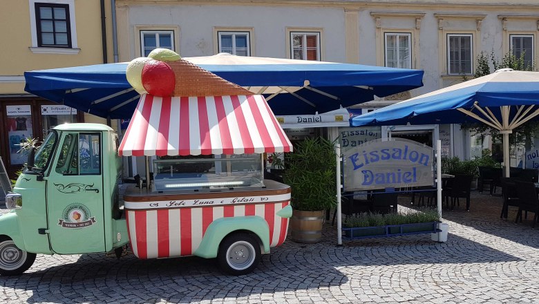 Daniel ice cream parlor, Hainburg/Danube, &copy; Donau Nieder&ouml;sterreich Tourismus