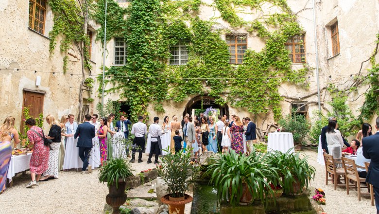 Innenhof, © weddings by avocadi