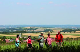 Hikers on the road "Auf da Hoad", © Stadtgemeinde Maissau