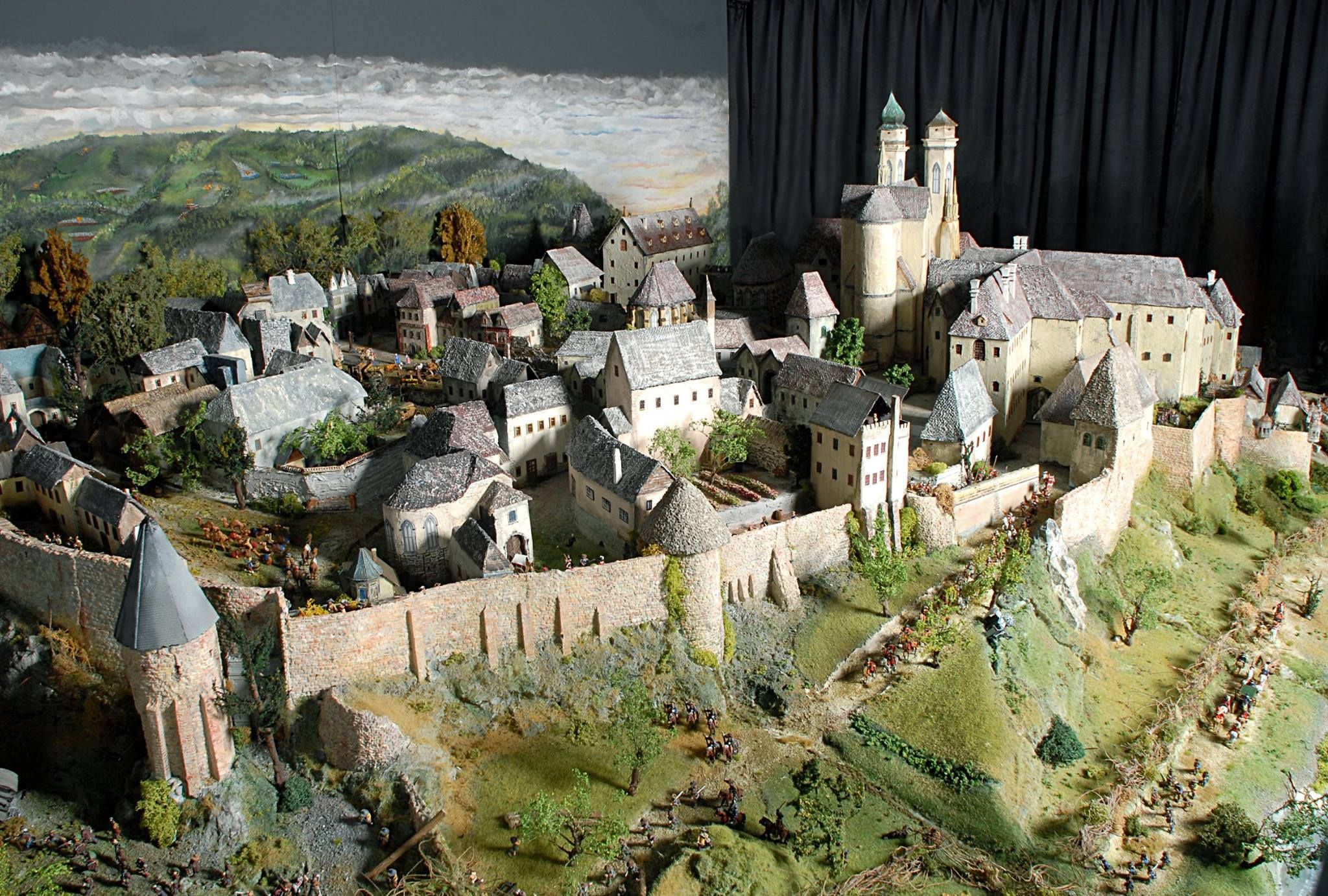 Diorama v Městském muzeu Klosterneuburg