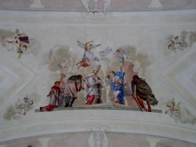 Deckenbemalung Ottilienkirche, &copy; Mostviertel - Jakobsweg