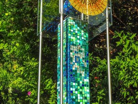 Sonnenmosaik am Sch&ouml;pfungsweg / Pitten, &copy; Unknown