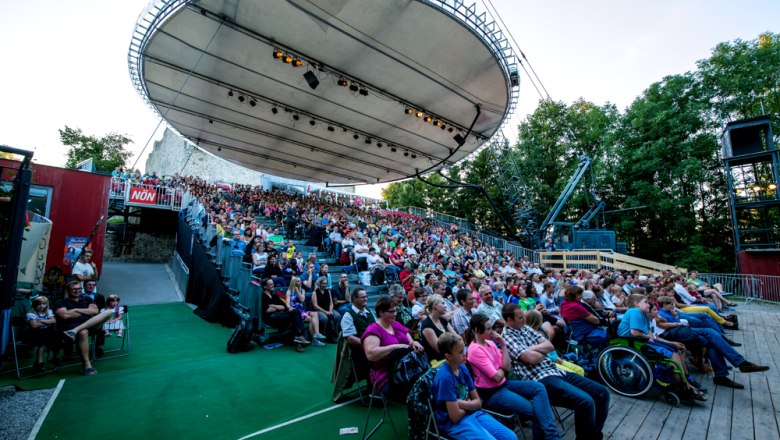 Grandstand of the Burgarena Reinsberg, © Peter Faschingleitner