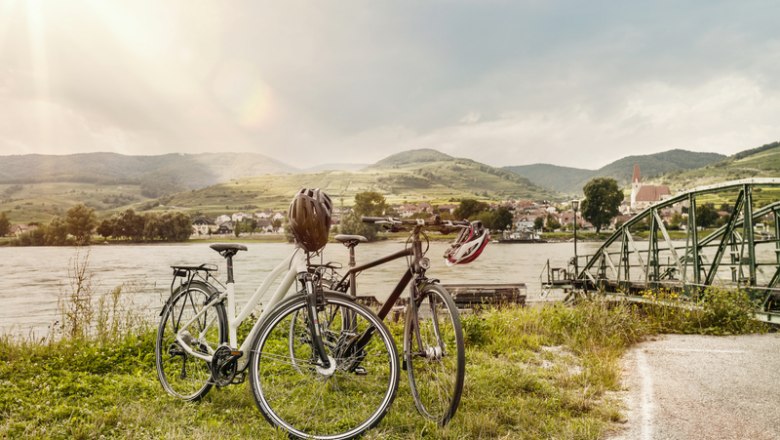 Dunajská cyklostezka je oblíbená u rodin s dětmi a i rekreačních cyklistů., © Donau Niederösterreich/Andreas Hofer