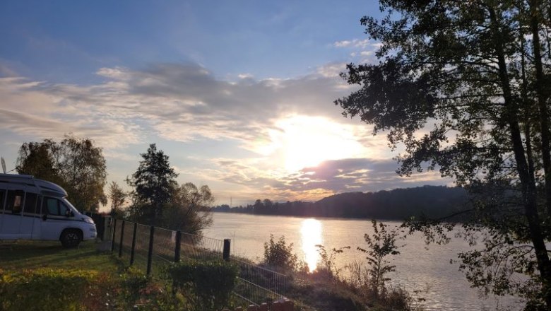 Danube view, © Camping Marbach