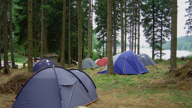 Campsite at Schlesingerteich, © Tourismusverein Bärnkopf