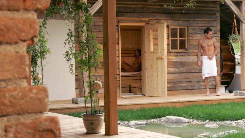 Místo pro odpočinek v sauně v Kothmühle, © weinfranz.at