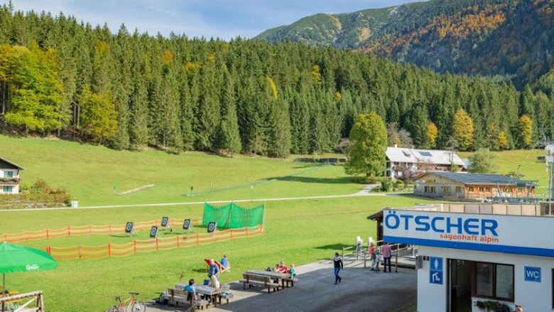 The course starts directly at the valley station of the Ötscher lifts, © Ludwig Fahrnberger