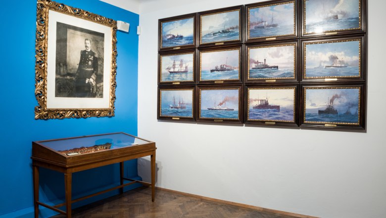 Marine museum room, © Schloss Artstetten