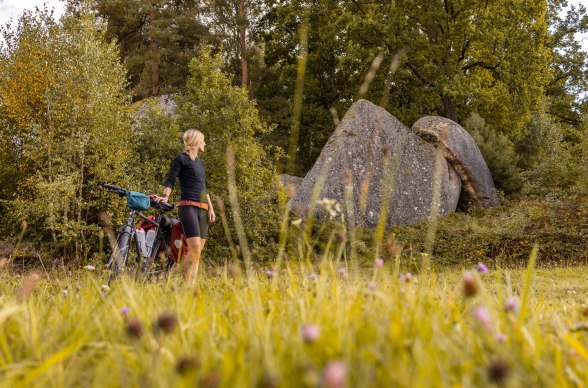 Krátký oddech v přírodním parku Blockheide, © Franziska Consolati