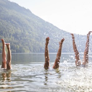 Vodní zábava Lunz am See, © Sophie Kirchner für Refugium Lunz