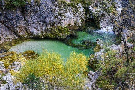 Křišťálově čistá voda v soutěskách Ötscheru, © Fred Lindmoser