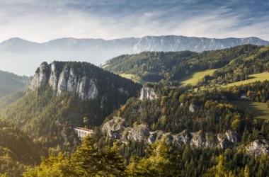 Známý výhled 20-Schilling-Blick Semmering, © Niederösterreich-Werbung/Michael Liebert