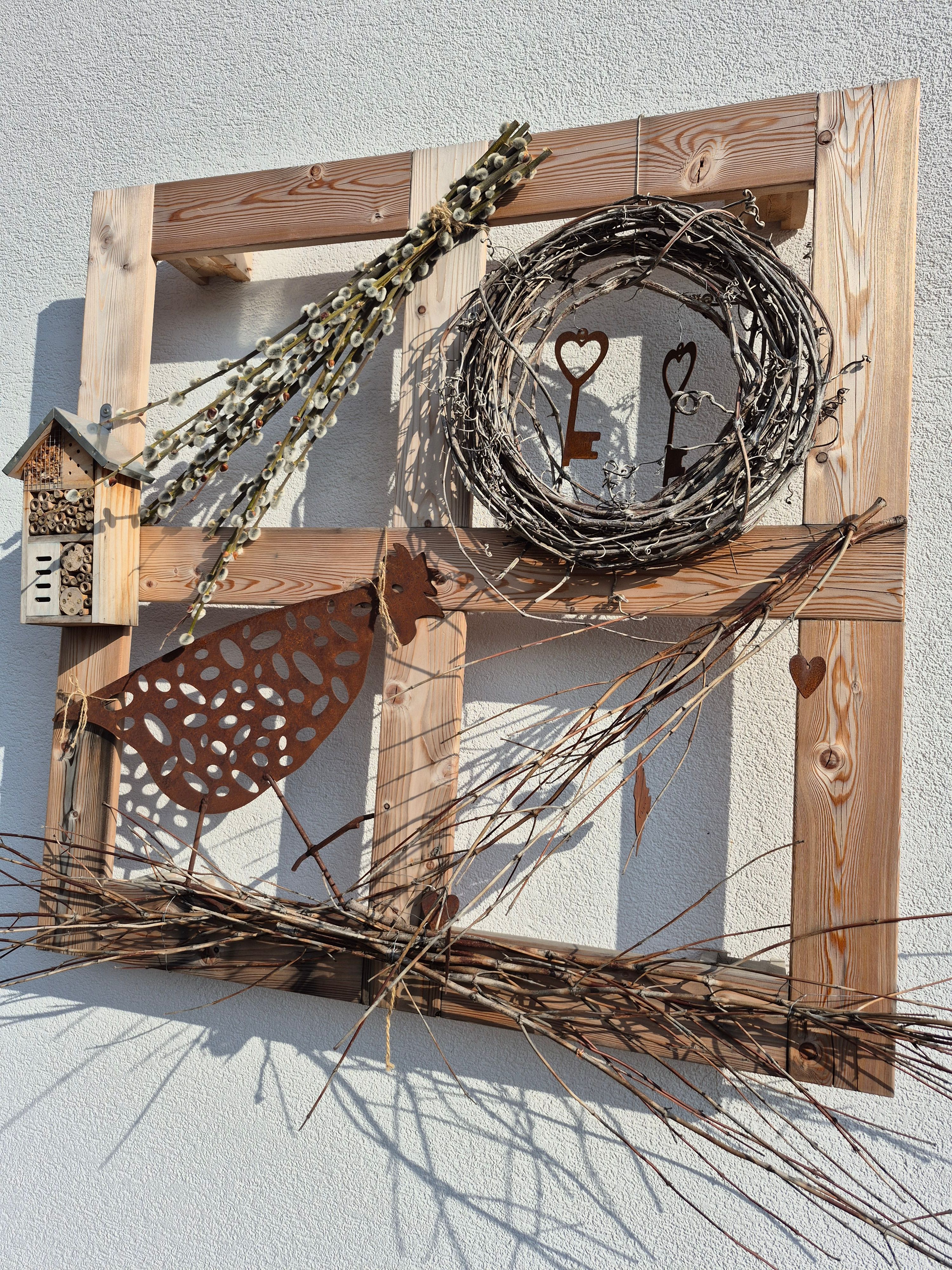 Velikonoční dekorace, palmová koťátka, pokoj pro hosty Messermayer Göttlesbrunn 