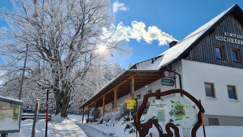 Alpine hut in winter, &copy; Erika Pieber