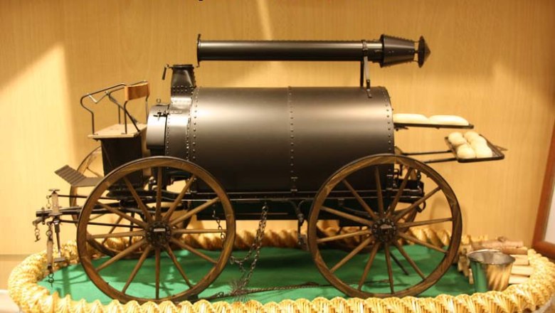 True-to-scale model of the field oven, © mk