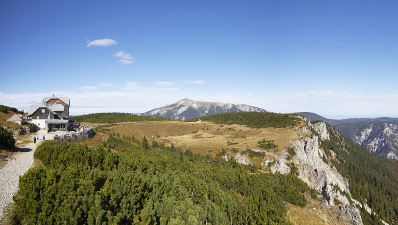 Ottohaus_Panorama_Rax_01(c)wieneralpen_croy, © Wiener Alpen - Croy