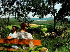 Aussicht Hubertuskapelle, &copy; Gemeinde Lichtenau