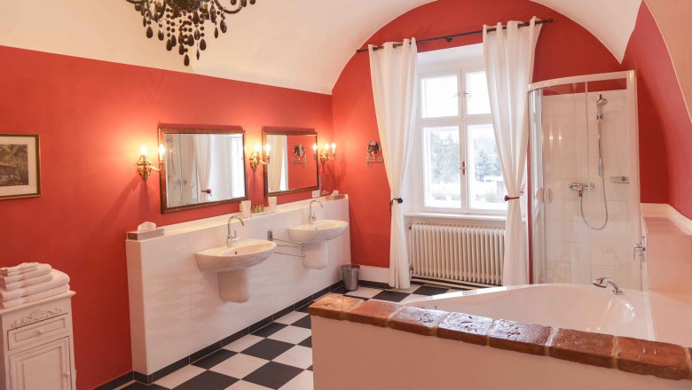 Bathroom, © Schlosshotel Mailberg / point of view