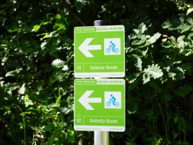 Mountainbike-Beschilderung, &copy; Donau N&Ouml; Tourismus/Barbara Elser
