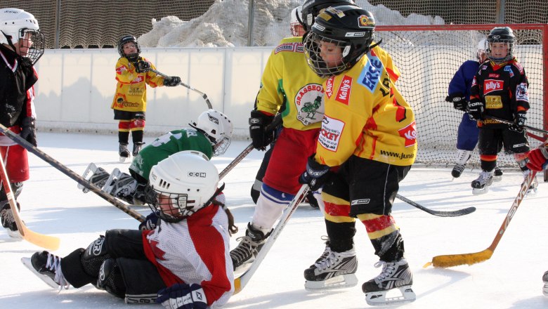 Fun on the artificial ice rink, © Kunsteisbahn Wolkersdorf
