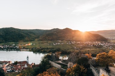 Pohled ze zříceniny hradu Dürnstein, © Romeo Felsenreich