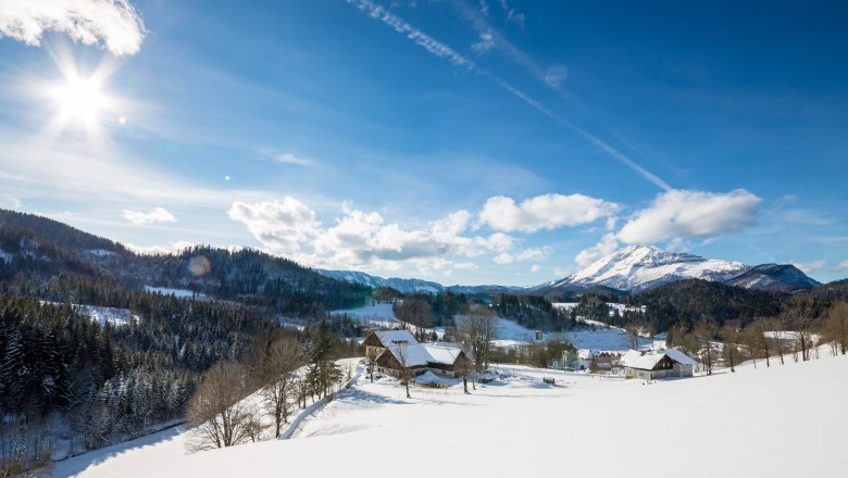 Winter panorama around the Bodenhof, © Fred Lindmoser