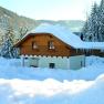 Pohled na dům v zimě, &copy; Margarete Bachner