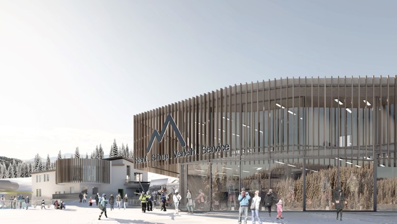 New service and rental station, &copy; Erlebnisalm Moenichkirchen/Kraftwerkarchitektur