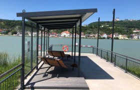Krummnussbaum landing stage opposite the Maria Taferl basilica, © Donau NÖ Tourismus