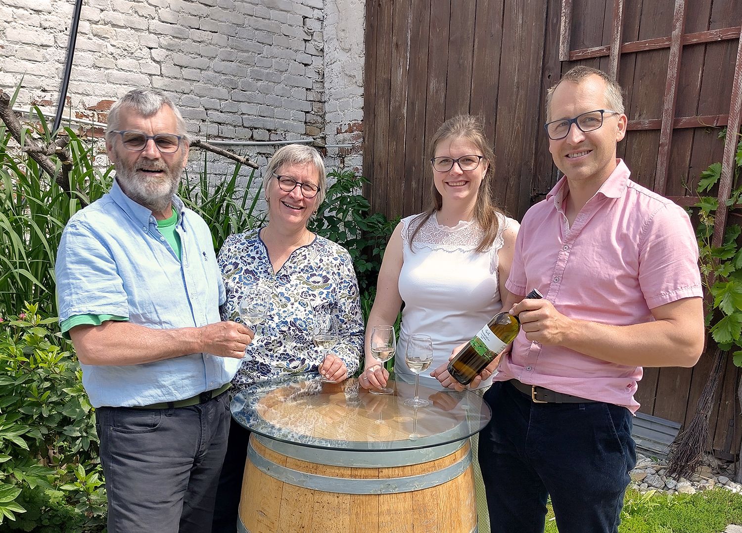 Rudi, Hilde, Maria a Thomas Parthovi