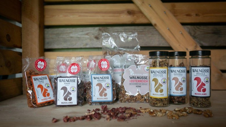 Nusslandsk&eacute; produkty, &copy; Marke Prauchner Produkte