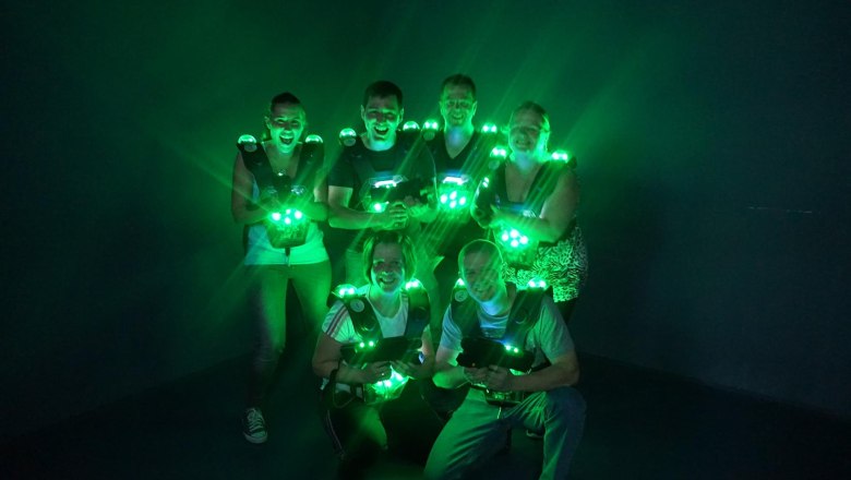 Lasertag Game Team, &copy; Suracon OG